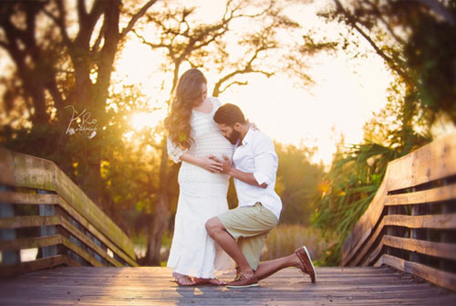 Bộ ảnh bầu đẹp mê mẩn dưới ánh hoàng hôn - 3