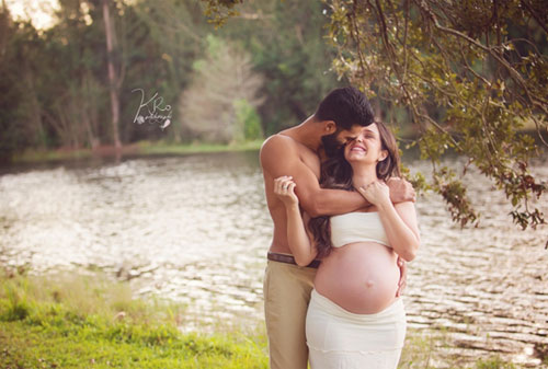 Bộ ảnh bầu đẹp mê mẩn dưới ánh hoàng hôn - 8