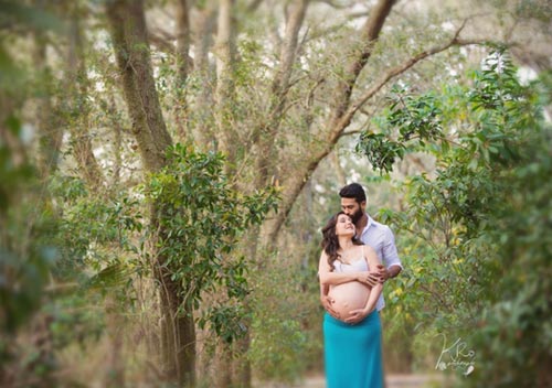 Bộ ảnh bầu đẹp mê mẩn dưới ánh hoàng hôn - 7