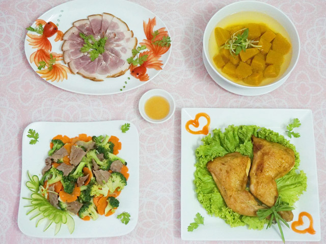 Bữa cơm hấp dẫn khiến cả nhà đều mê - 1