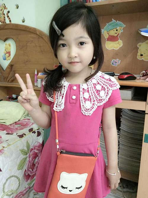 Bé gái 5 tuổi được khen quot;xinh hơnquot; HH Kỳ Duyên - 8