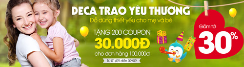 Thả ga mua sắm cùng “Đại tiệc sinh nhật khuyến mãi 50%” mừng Deca 1 tuổi - 9