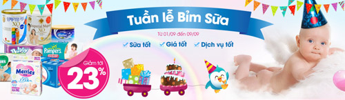 Top sữa bán chạy nhất trên Deca tháng 8 - 2