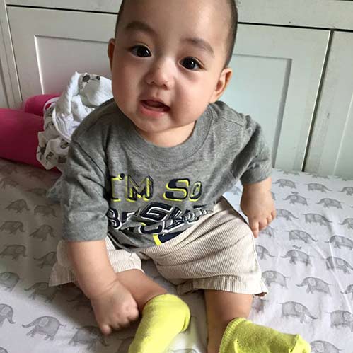 quot;Ngẩn ngơquot; vì vẻ đáng yêu của con trai Ngọc Thạch - 12