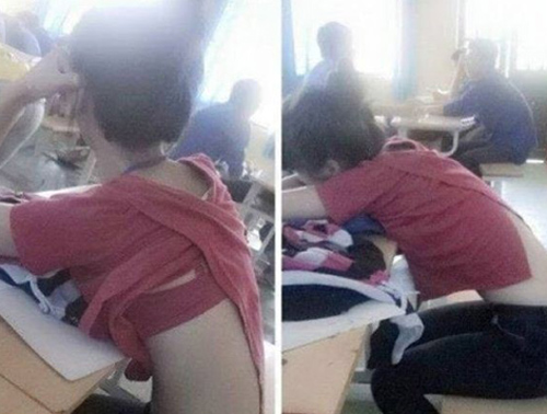 Những hình ảnh đáng lo ngại từ thời trang học đường - 2