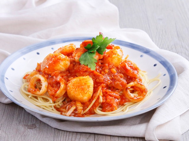 Mì Ý sốt hải sản hấp dẫn cả nhà - 8