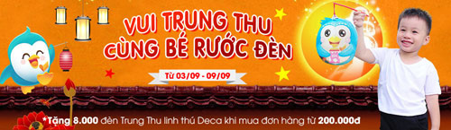 Vui trung thu, Deca dành tặng 8000 đèn lồng cho 8000 khách hàng may mắn - 1