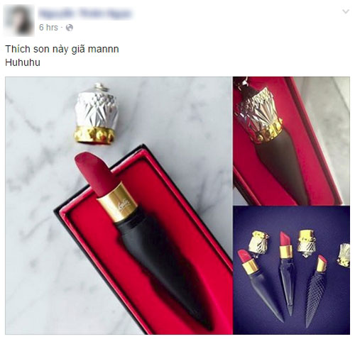 Chị em Việt quot;mất ăn mất ngủ#039; vì thỏi son Christian Louboutin - 11