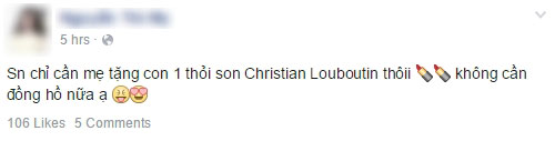 Chị em Việt quot;mất ăn mất ngủ#039; vì thỏi son Christian Louboutin - 12