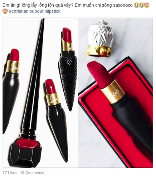 Chị em Việt quot;mất ăn mất ngủ#039; vì thỏi son Christian Louboutin - 8