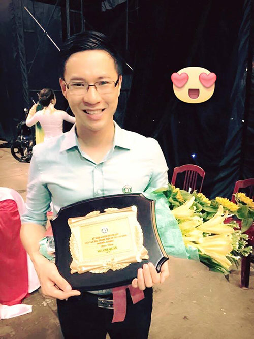 MC Anh Quân hội ngộ siêu mẫu Đàm Thanh - 1