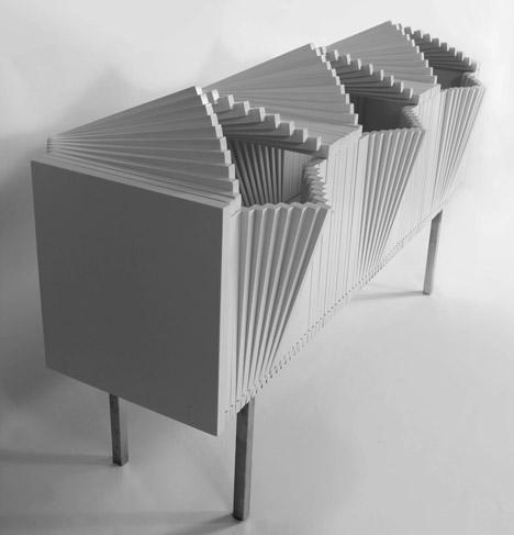 Tủ xếp như nan quạt, mở trăm cách khác nhau - 3