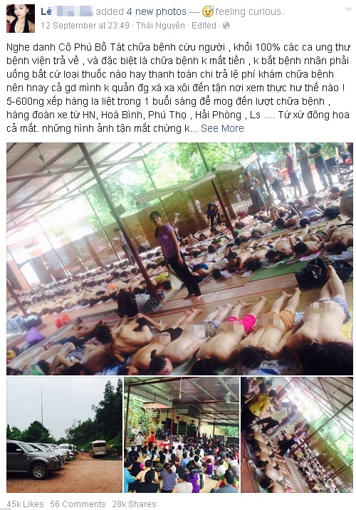 Thực hư chuyện quot;côquot; Phú giẫm lên người bệnh chữa ung thư - 1