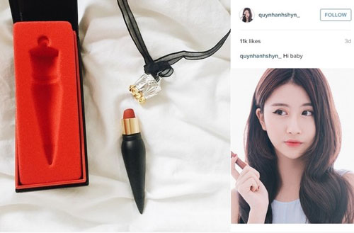 Sao Việt #039;đứng ngồi không yên#039; với thỏi son Louboutin - 2