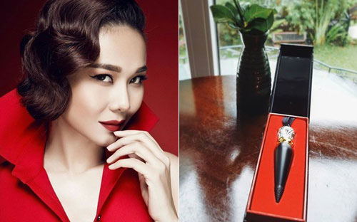 Sao Việt #039;đứng ngồi không yên#039; với thỏi son Louboutin - 6
