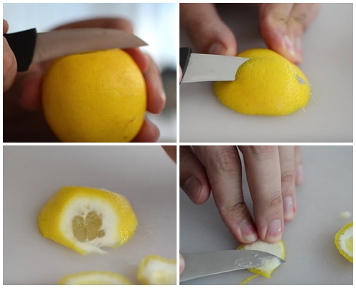 Tạo hình chú chuột bằng quả chanh vàng - 1