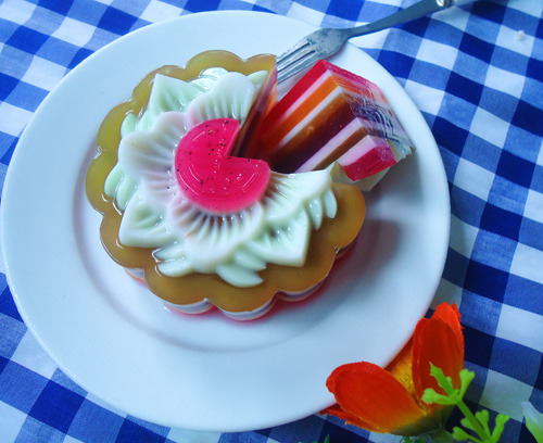 Bánh Trung thu rau câu ngũ sắc đẹp mê ly - 12