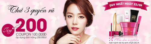 Đẹp hơn từng ngày với mỹ phẩm giảm tới 50% - 1