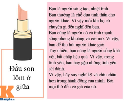 #039;Bắt bài#039; tính cách của nàng qua hình dáng đầu thỏi son - 5