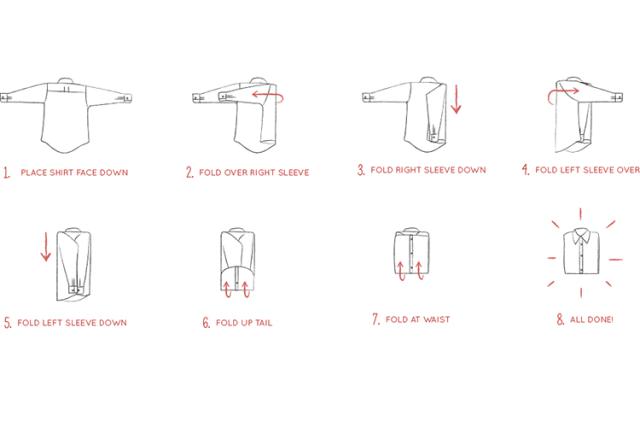 7 mẹo gấp đồ siêu nhanh mà gọn tủ quần áo - 3