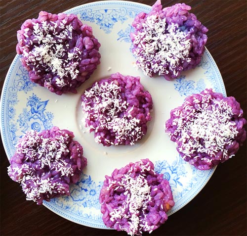 Thơm ngon xôi khoai lang tím - 6