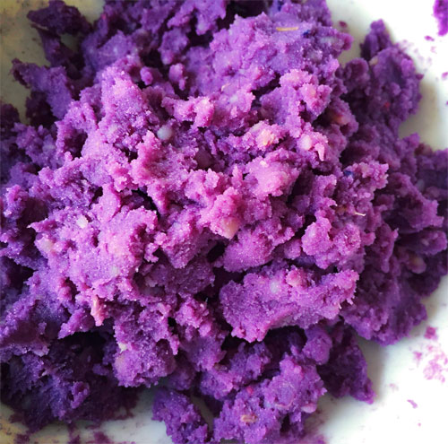 Thơm ngon xôi khoai lang tím - 2