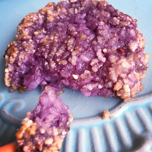 Thơm ngon xôi khoai lang tím - 4