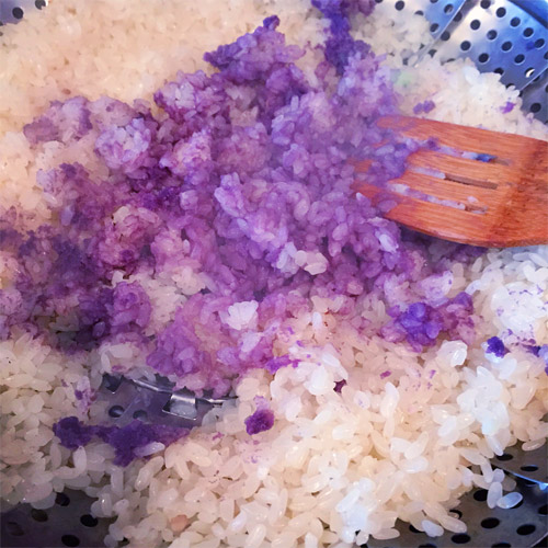 Thơm ngon xôi khoai lang tím - 3