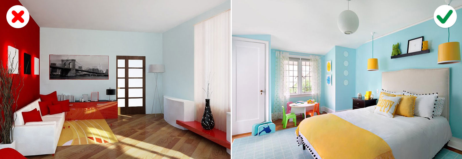 10 sai lầm về màu sắc khiến căn nhà trở nên xấu xí - 6