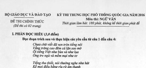 Tung tin đồn lộ đề thi có thể bị phạt tù - 1
