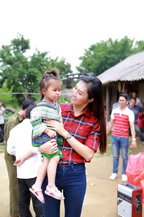 Hoa khôi Diệu Ngọc chuẩn bị xây trường cho trẻ em vùng cao - 3