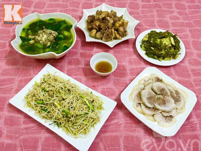 Thực đơn cơm chiều 5 món quen thuộc mà ngon - 1