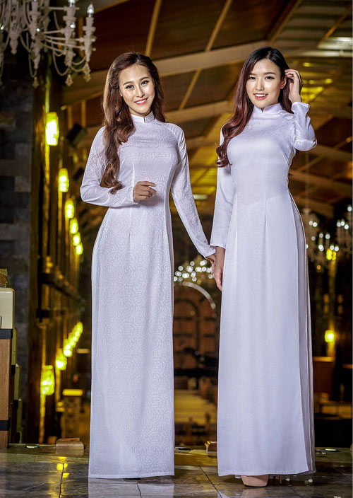 Áo dài nữ sinh Lencii tái hiện nghệ thuật vẽ tay Henna và kiến trúc Phục Hưng - 6