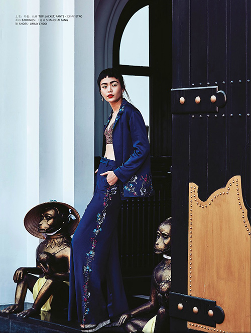 Mâu Thủy lên trang bìa tạp chí thời trang Macao - 2