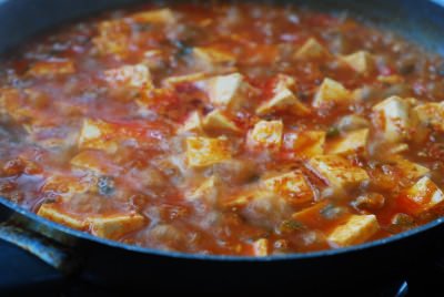 Đậu phụ sốt thịt cay kiểu Hàn trôi cơm vô cùng - 8