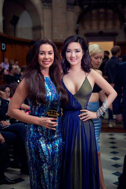 Giáng My khoe vòng 1 gợi cảm khi hội ngộ sao quốc tế - 7