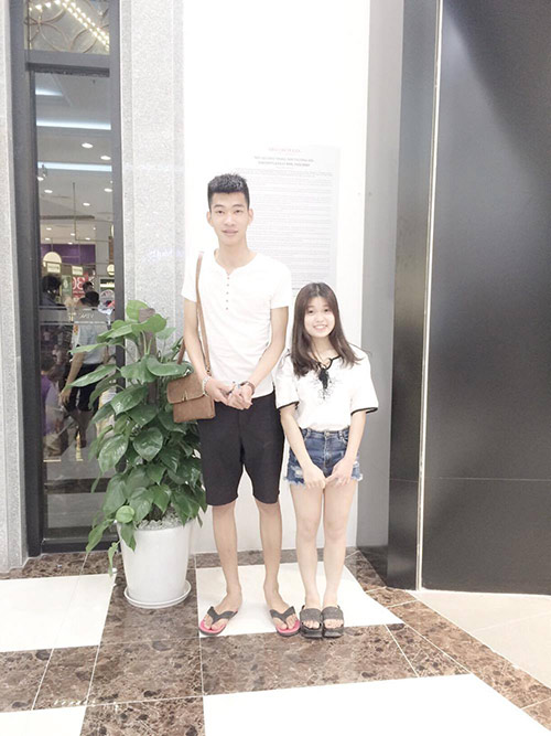 Sự thật về cặp đôi Thái Bình chàng 1m91 nàng 1m50 xôn xao dân mạng - 1