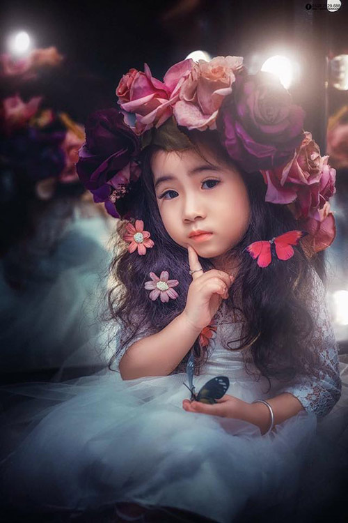 Vẻ xinh đẹp của bé gái Việt có nghìn người theo dõi trên facebook - 10