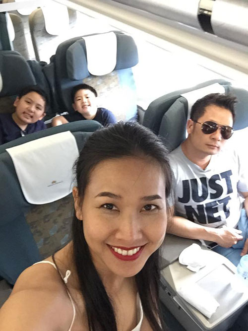 Dương Mỹ Linh đưa 3 con Bằng Kiều về Việt Nam du lịch - 2