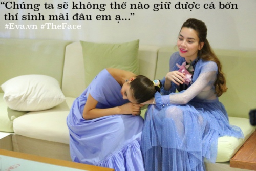 Phạm Hương cúi gập người năn nỉ Hồ Ngọc Hà trên sóng truyền hình - 1