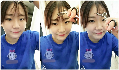 Tuyệt chiêu để khiến tóc mái thưa cong phồng đều đẹp - 4