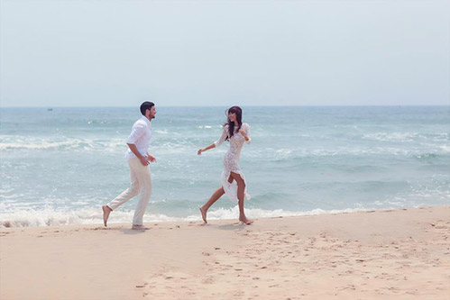 Hà Anh tung ảnh cưới vừa ngọt ngào, vừa sexy trên biển - 6