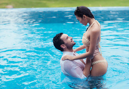 Hà Anh tung ảnh cưới vừa ngọt ngào, vừa sexy trên biển - 12