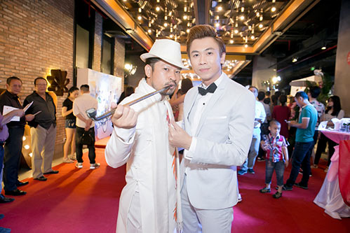 Hồ Việt Trung bảnh bao bên Tú Vi trong lần đầu đóng phim - 3