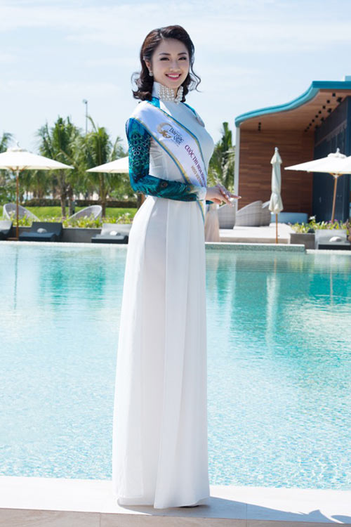 Thí sinh Việt kiều gây chú ý tại cuộc thi HH Bản sắc Việt - 12