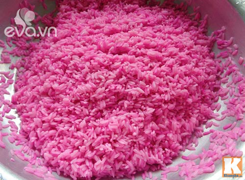 Điệu đà với xôi hoa vị lá cẩm đậu xanh vừa ngon vừa đẹp - 2