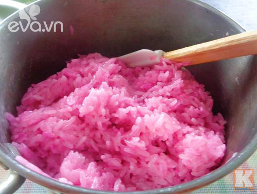 Điệu đà với xôi hoa vị lá cẩm đậu xanh vừa ngon vừa đẹp - 4