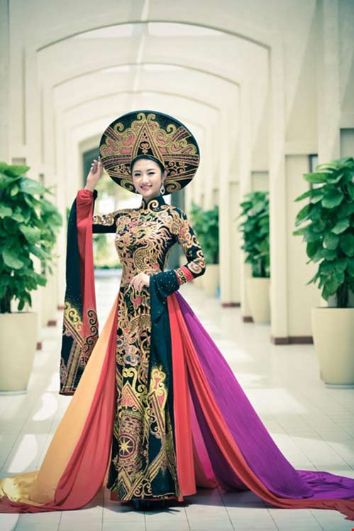 Trần Thu Ngân đoạt vương miện HH Bản sắc Việt toàn cầu 2016 - 3