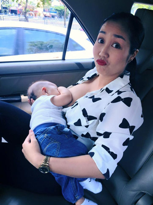 3 mỹ nhân Việt một lòng “bỉm sữa” chăm con, bất chấp vẻ ngoài quot;xuống sắcquot; - 8