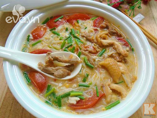 Bánh đa thịt gà đủ chất cho bữa sáng - 9